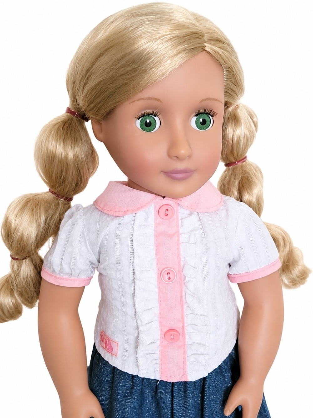 Our Generation Jenny Doll in White & Pink Dress